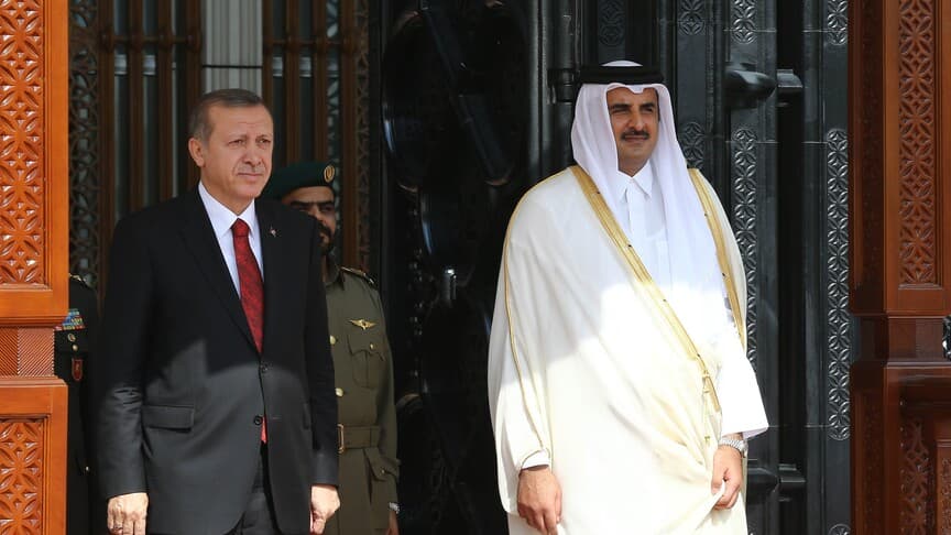 Turkish president, Qatari emir discuss Iran cease-fire, regional turmoil